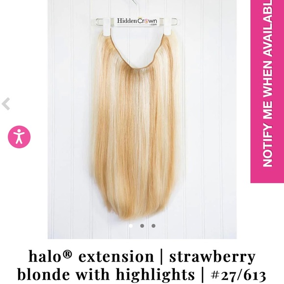 Halo hair extensions by Hidden Crown! Brand NEW NEVER WORN human hair